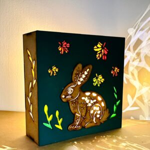 lampion z zajaczkiem